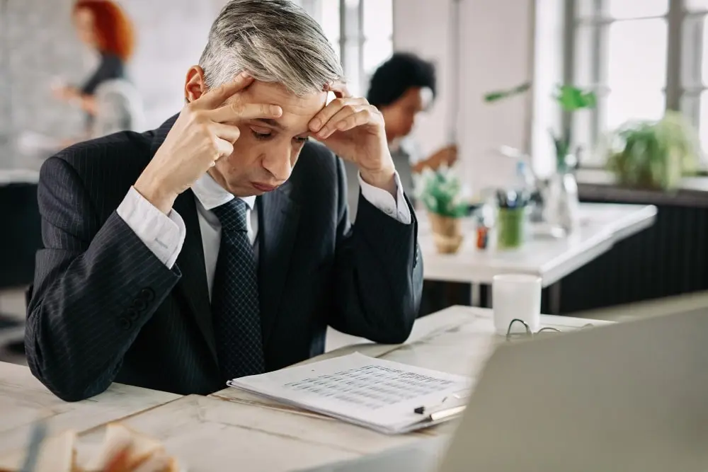 frustrated person