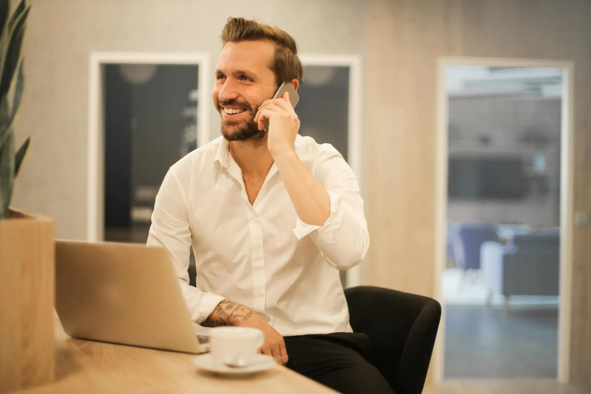 cliente feliz com o resultado obtido